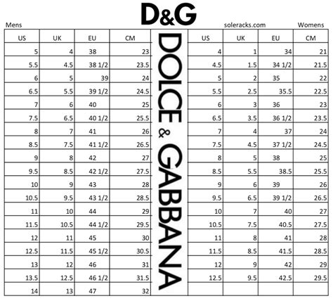 dolce gabbana shoe size guide|Dolce & Gabbana size conversion.